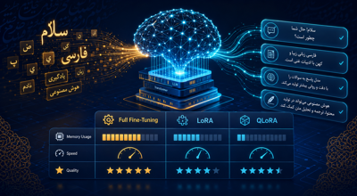 آموزش فاین تیونینگ ( Fine-Tuning مدل‌های زبانی بزرگ + پروژه عملی فارسی )